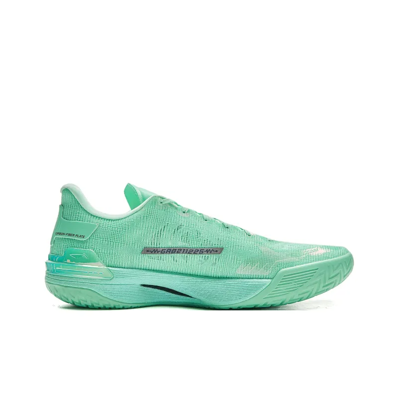 LINING Gamma Basketball Shoes Men Low Top Fluorescent Ice Cyan-1