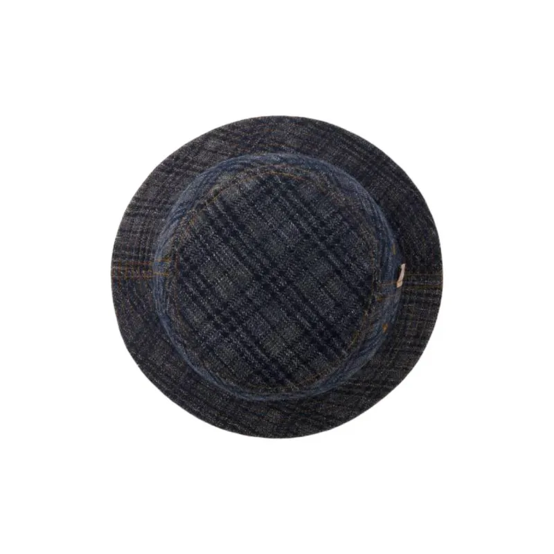 Burberry 100% Cotton Bucket Hats Unisex Gray-2