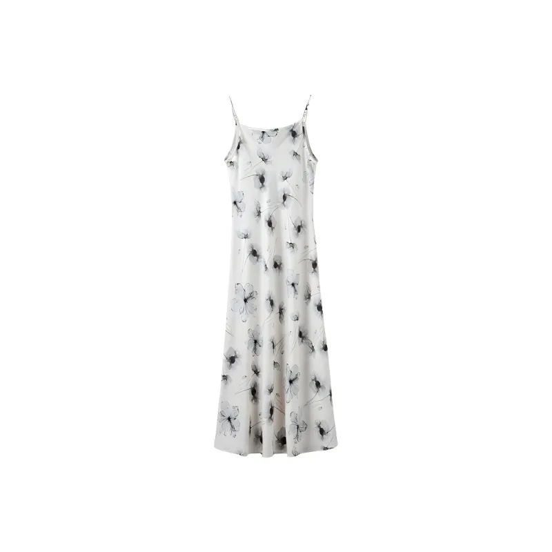 Late White Slip Dress Women's Multicolor-1
