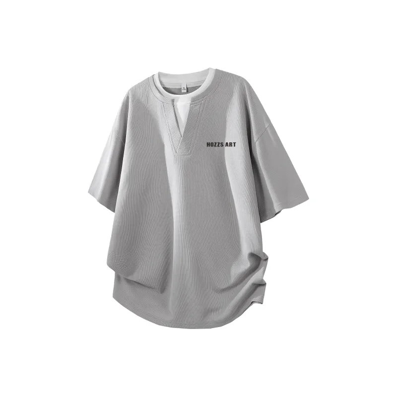 HOZZS Short Sleeved T Shirts Unisex-5