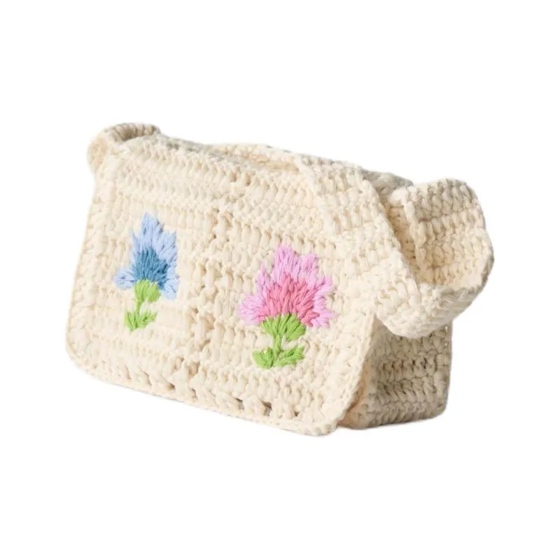 ZARA Polyester Shoulder Bag, Crossbody Bag Kids' Light Beige Yellow-1