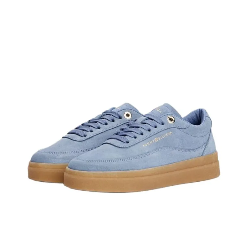 Tommy Hilfiger Trainers Low Top Skateboard Shoes Women's Blue-2