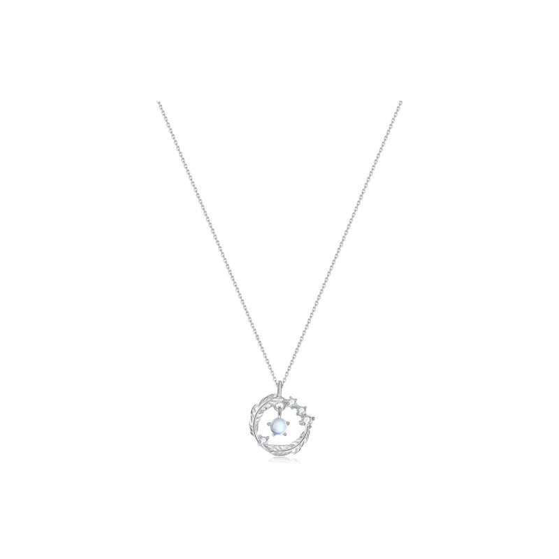 MOREL Colored Glaze Jade Necklaces Women's-0