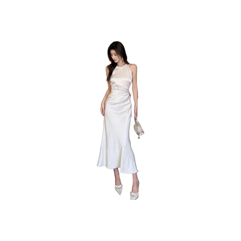 GUOZHEN Sleeveless Dress Women's-0