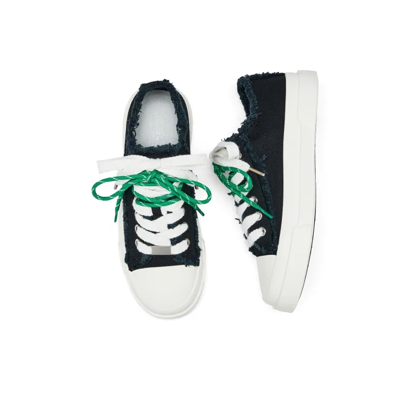 Hotwind Canvas Shoes Height Increasing Abrasion Resistant Low Top Skateboard Shoes Men's-2