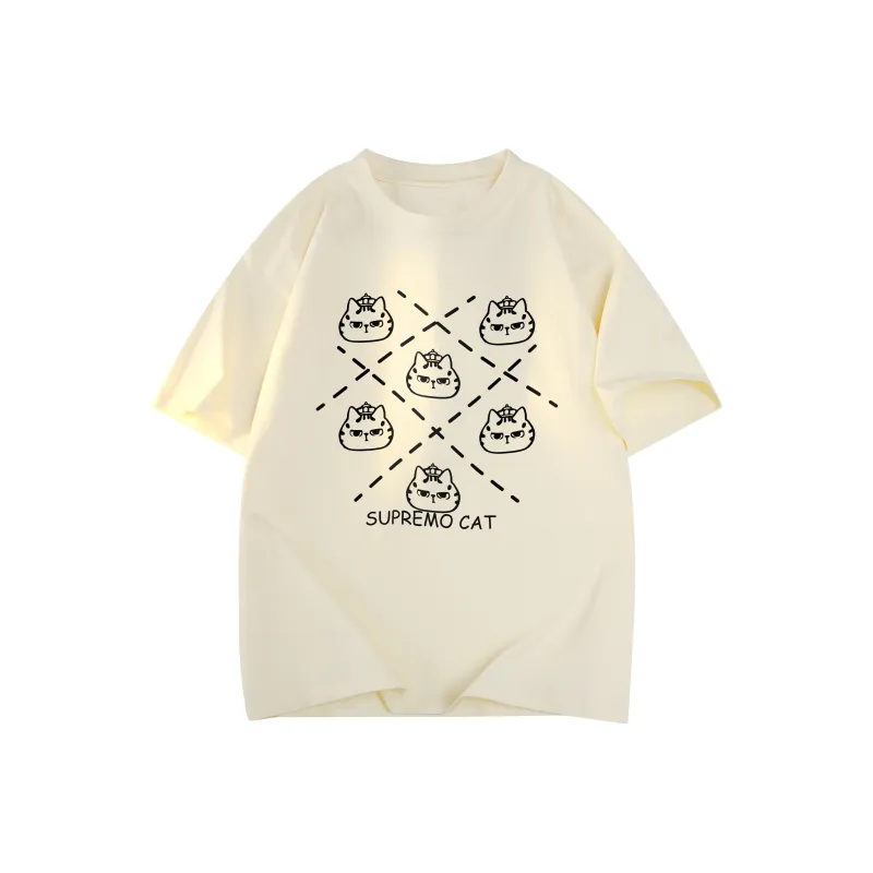 Supremo Cat T Shirts Unisex-18