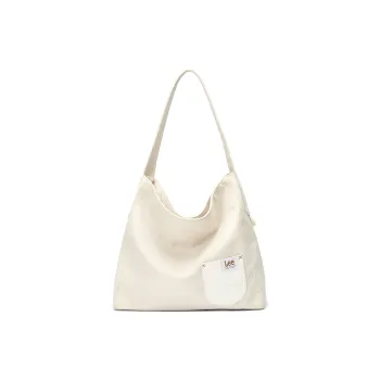 Lee Fabric Shoulder Bag Women's Barley Beige/Fruit Green