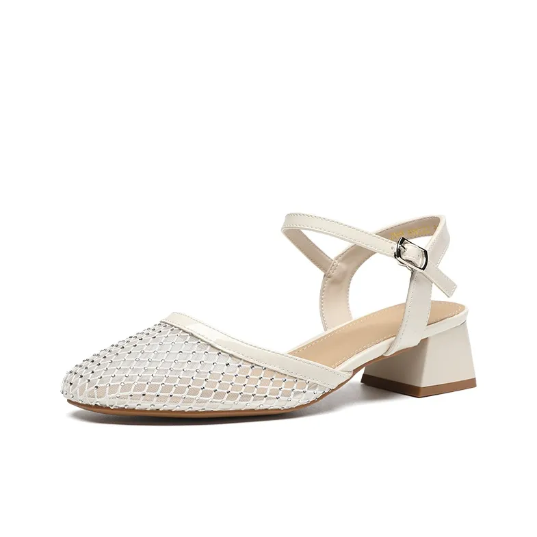 ZHR Chunky Heel High Heels Women's-8