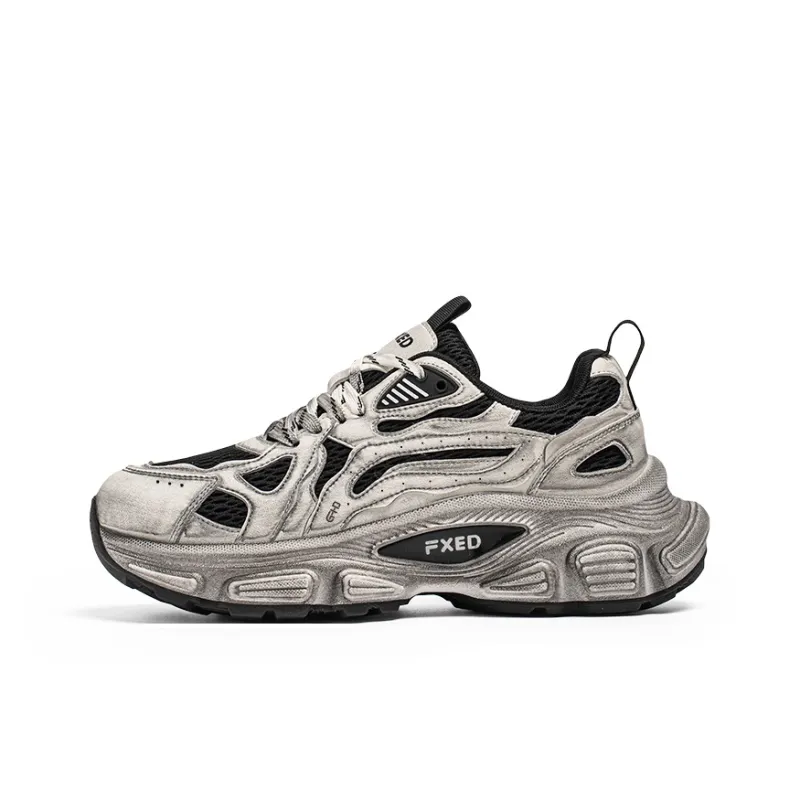 Kung Fu Partners Moisture Wicking And Breathable Low Top Chunky Sneakers Men's-4
