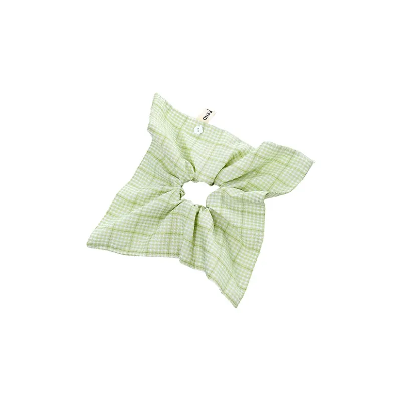 Water Jade Rubber Band Hair Tie Women's-0