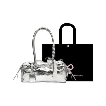 HACIN PU Shoulder Bag Women's Silver