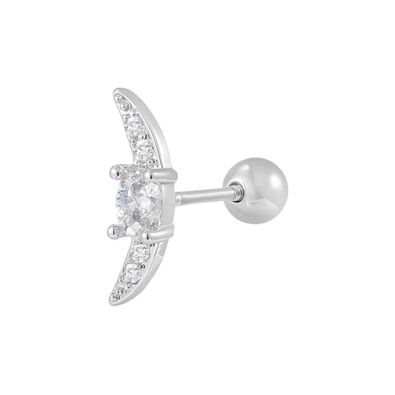 MISS XIA JWY Titanium Steel Stud Earrings Women's-0