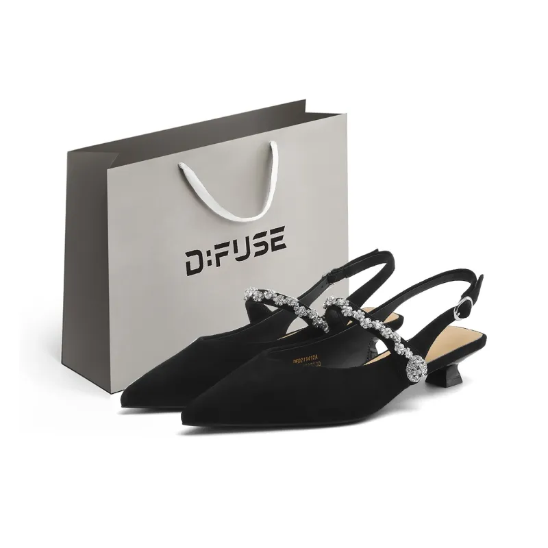 D FUSE SCANDINAVIA Chunky Heel High Heels Women's-7
