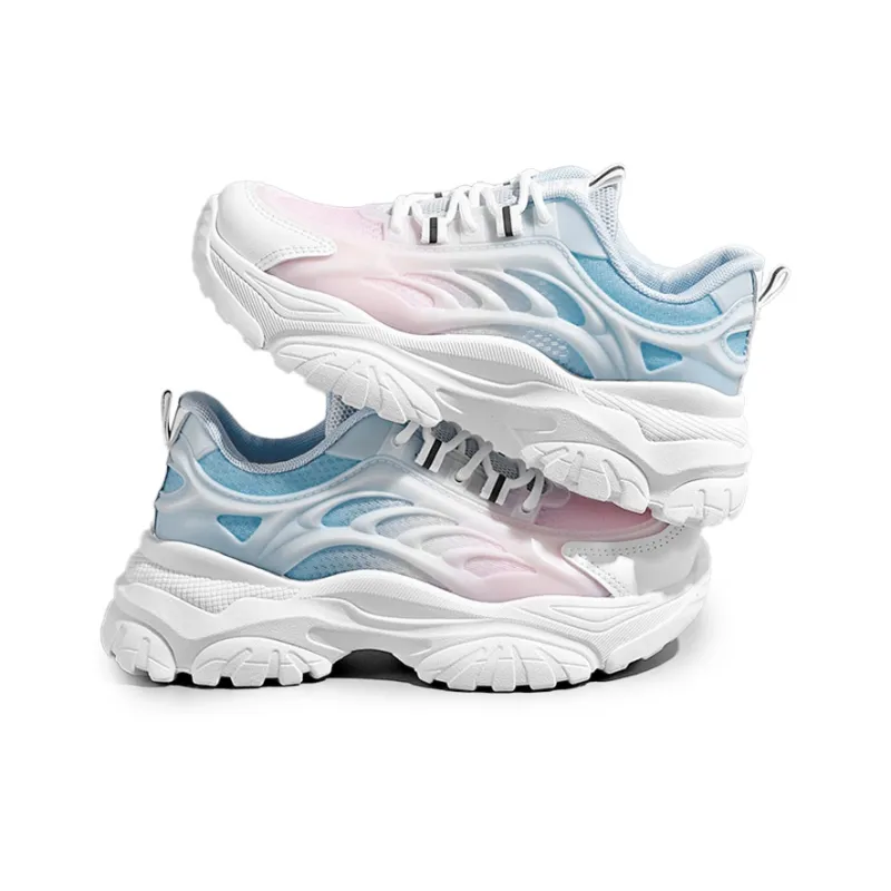 Gai Renpu Slip Resistant, Abrasion Resistant, Breathable Low Top Chunky Sneakers Women's-2