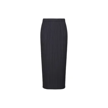 PLEATS PLEASE ISSEY MIYAKE Casual Long Skirt Women's Marine Blue