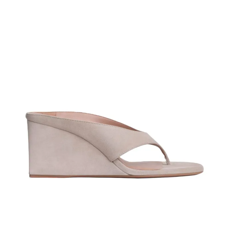 Alaia Flip Flops 7.5cm Women's Taupe-1