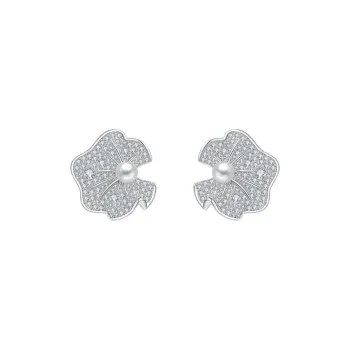 BABYBEI 925 Sterling Silver Clip On Earrings Women's