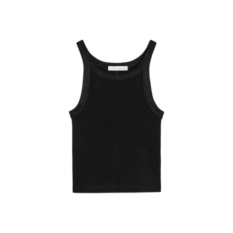 ZARA Tank Tops Women's Black-0