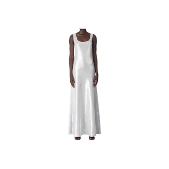 Bottega Veneta SS25 Sleeveless Dress Women's Gray