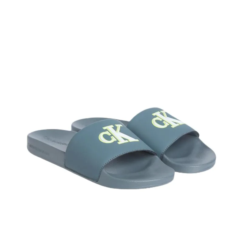 CKJ CALVIN KLEIN JEANS Slide Slippers Men's Blue-2