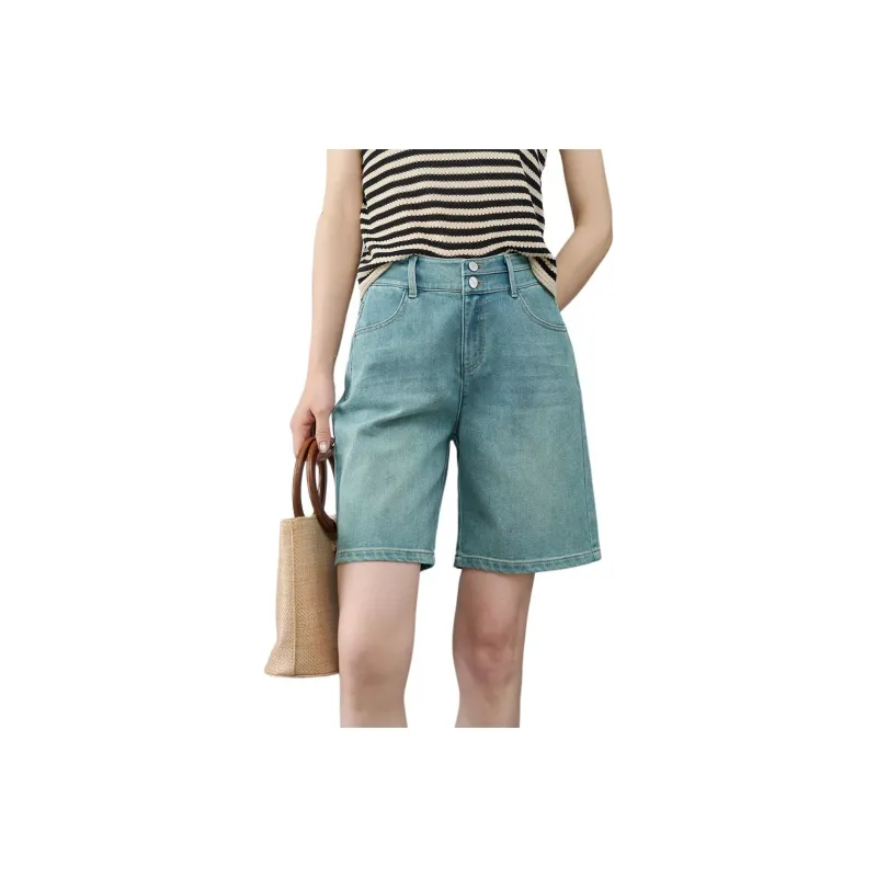 YALIDA Denim Shorts Women's-1