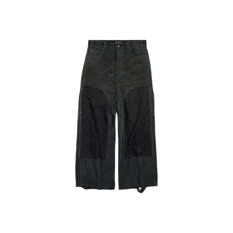 Balenciaga FW25 Jeans Loose Fit Men's Black-0