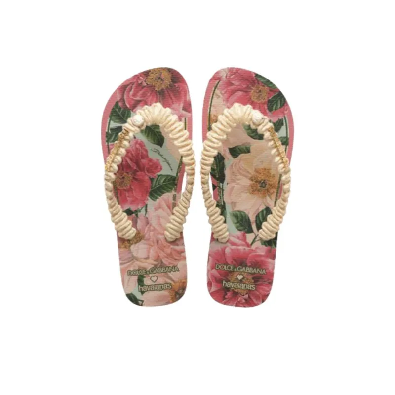 Dolce & Gabbana x Havaianas Flip Flops Women's Multicolor-4
