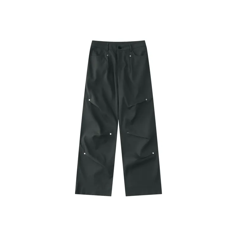 Vine Color Casual Pants Women's-2