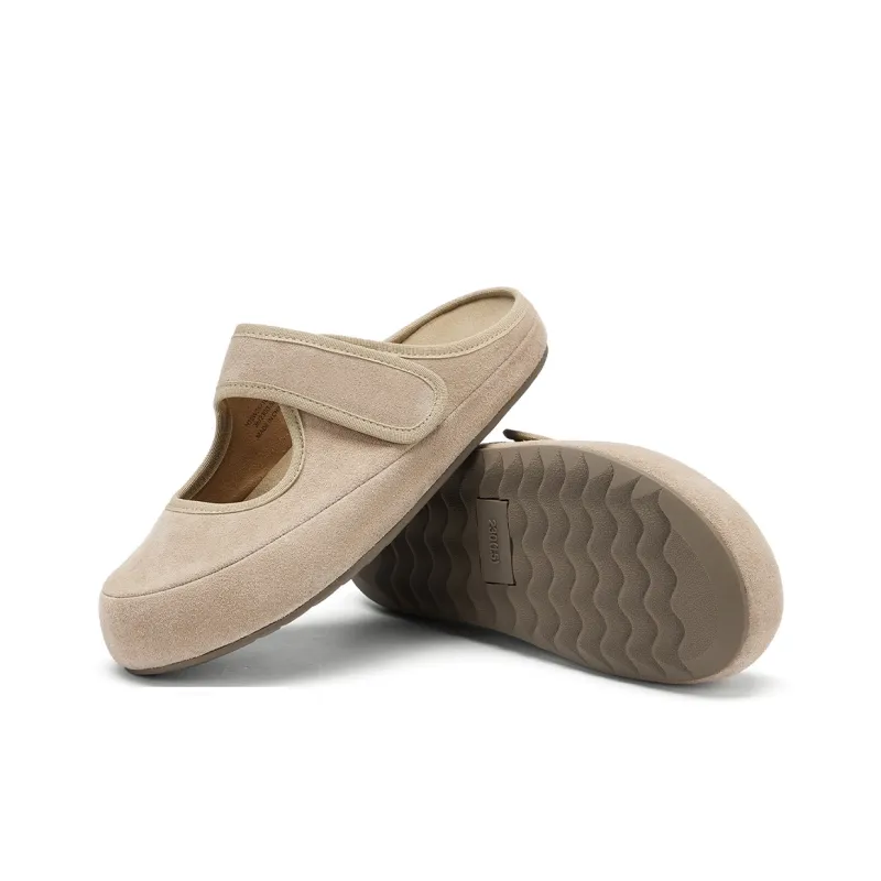 Hotwind Biscuit Boken Collection Rubber Sole Quiet Closed Toe Slippers Women's-11