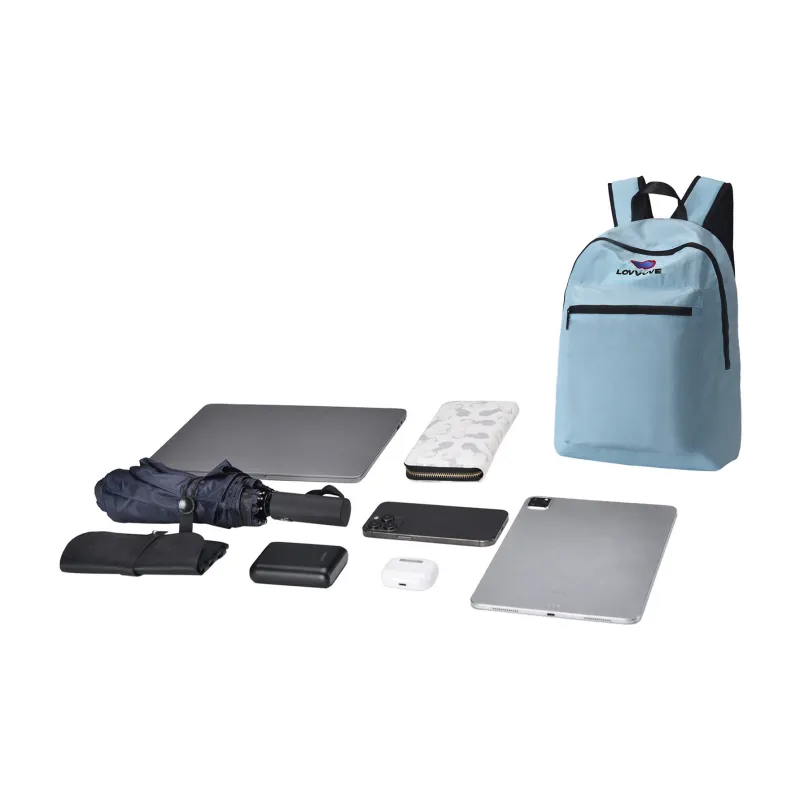 DRACONITE Nylon Backpack Regular Unisex Blue-4