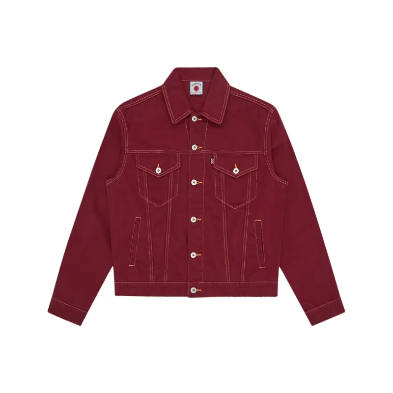 Ice Cream Jackets Unisex Burgundy Red-1