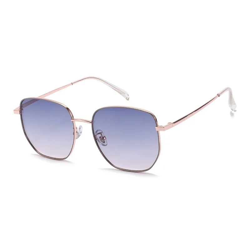 JEKA Metal Square Sunglasses Women's-4