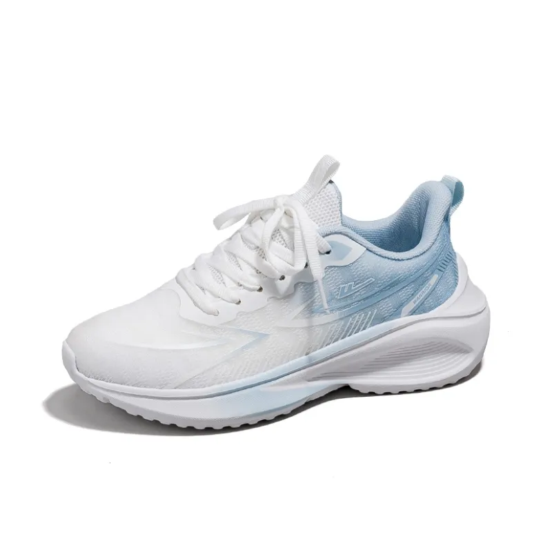 Warrior Low Top Running Shoes Women's White Blue-2