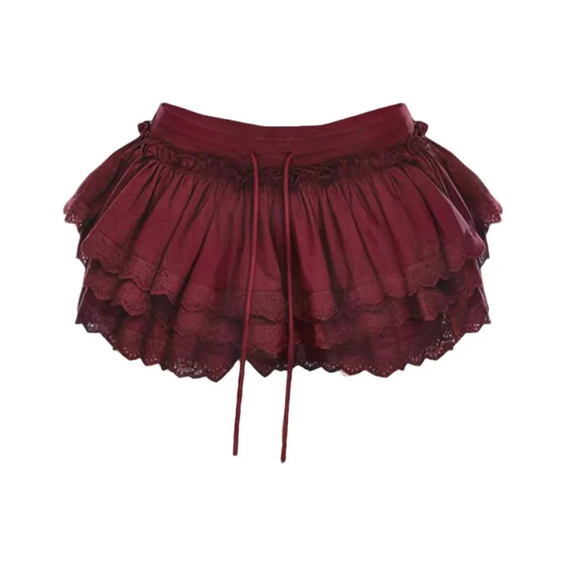 Gentle Welcome Casual Short Skirts Women's-0
