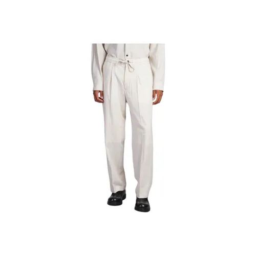 ATTACHMENT Casual Pants Men's Ecru