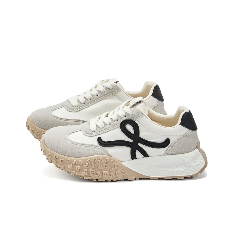 La Chapelle Wear resistant, Lightweight, Breathable, And Non slip. Low Top Casual Shoes Women's Beige Gray Black-5