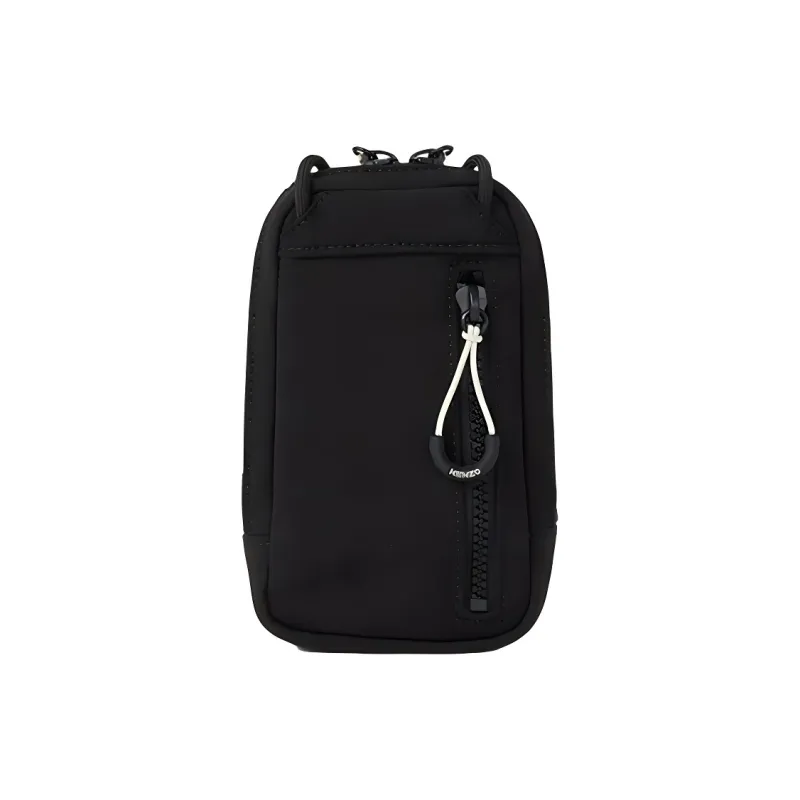 KENZO Fabric Cell Phone Pouch Camera Bag Shoulder Bag Crossbody Bag Men's Black-1