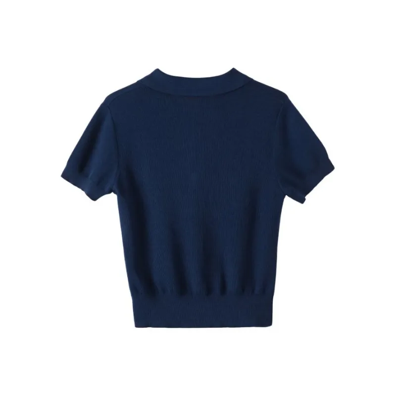 Late White Knitwear Women's Royal Blue-1