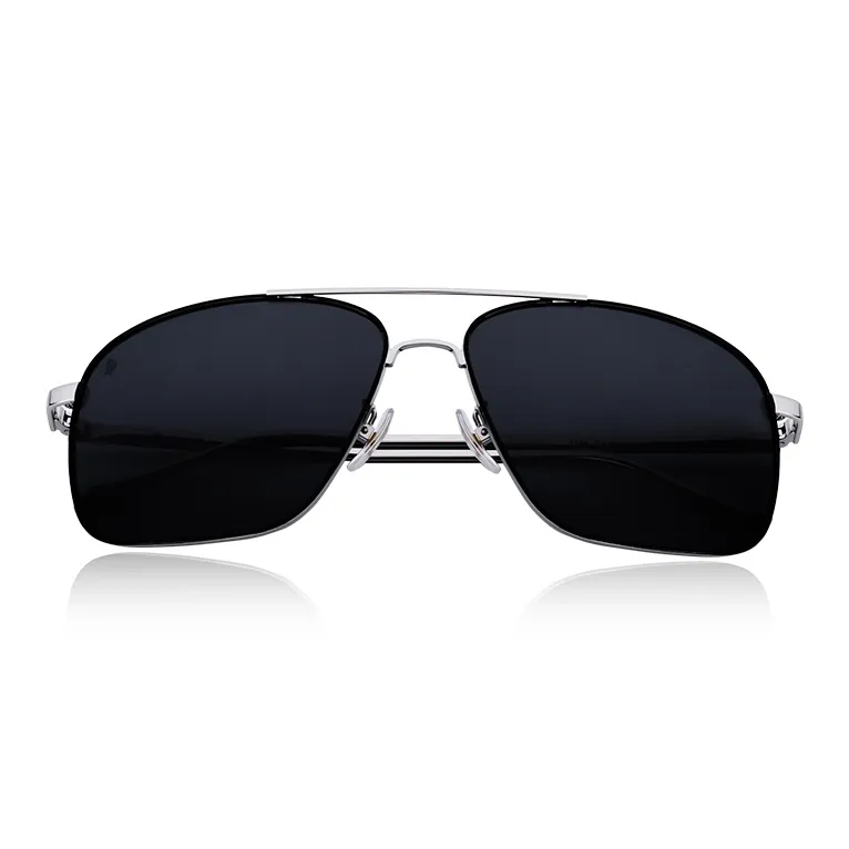 VEGOOS Stainless Steel Aviator Sunglasses Men's-2