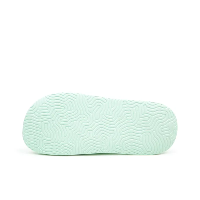 PEAK Tai Ji1.0 Quiet Slip Resistant Cushioning Slide Slippers Women's Gouache Green-6
