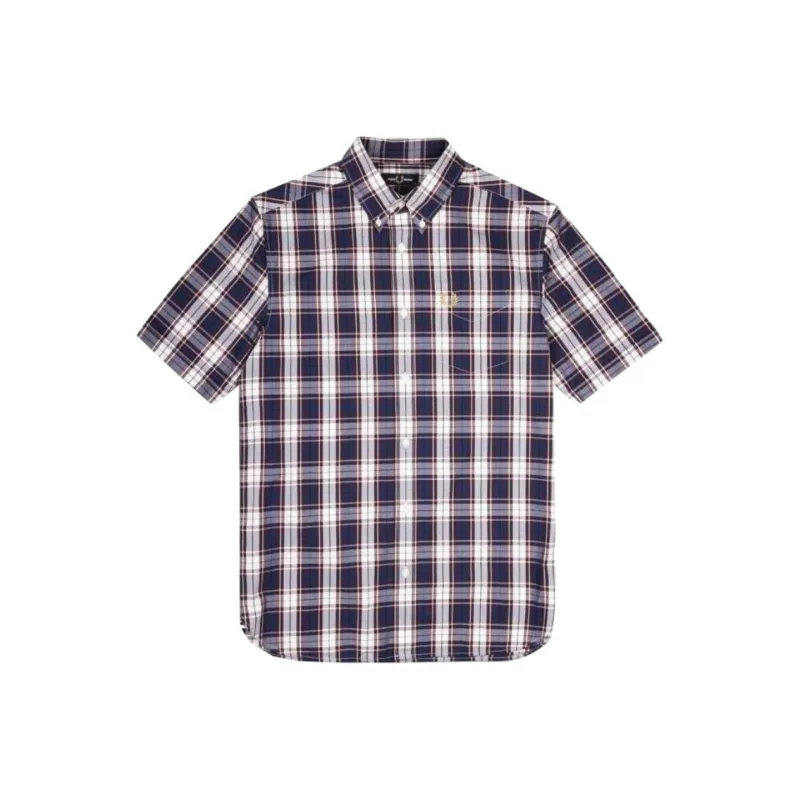 FRED PERRY Shirts Men Blue-0