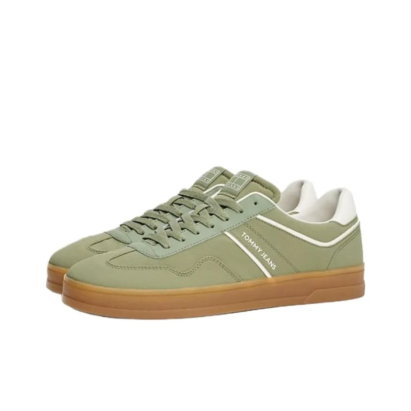 Tommy Hilfiger Trainers Low Top Skateboard Shoes Men's Green-2