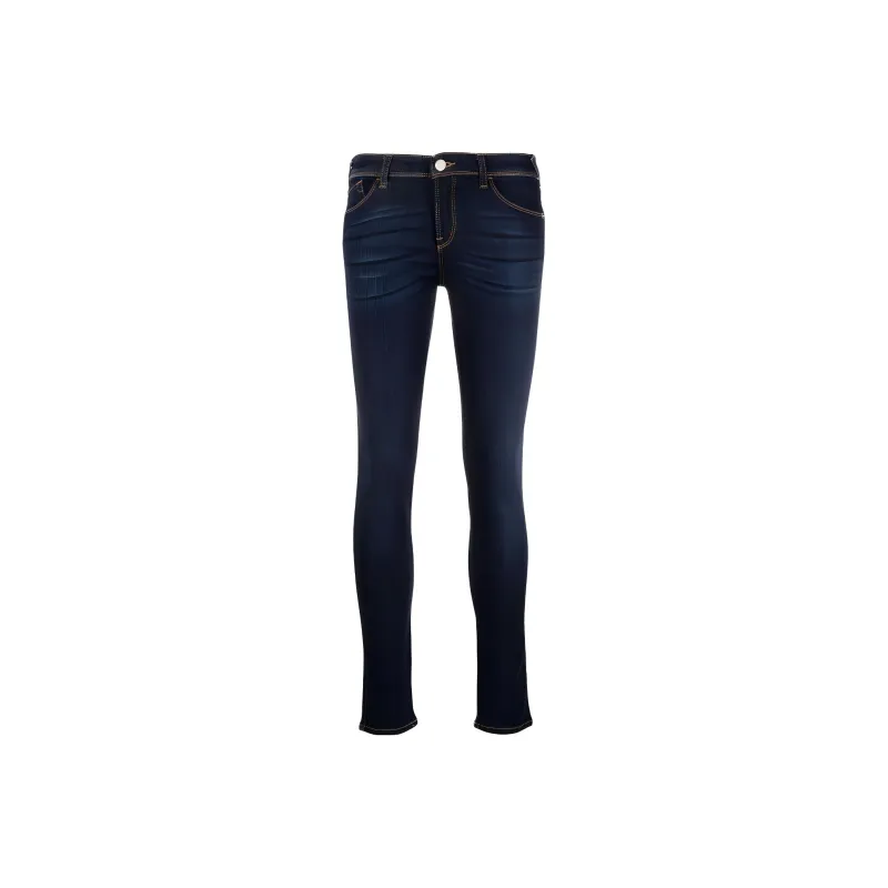 EMPORIO ARMANI J28 Medium waisted Super Skinny leg Lyocell Denim Jeans-0