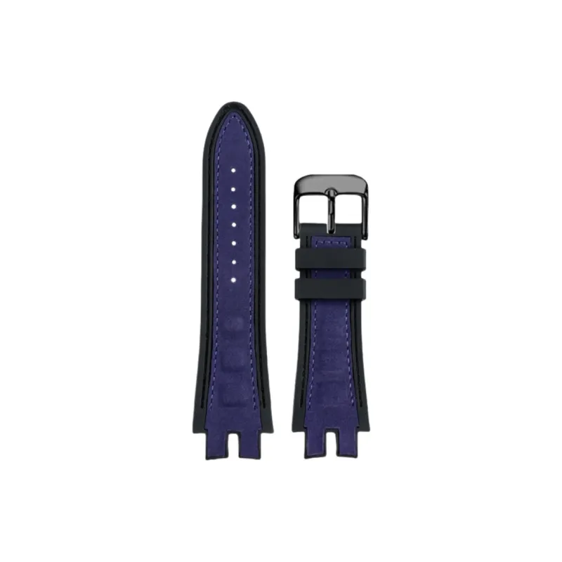 Craftsman Roger Dubuis Compatibility Watch Band Cow Leather, Silicone Material-10