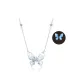 925 Silver-Ice Island Butterfly Necklace