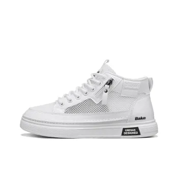 BAKE Lightweight And Breathable Mid Top Skateboard Shoes Men's