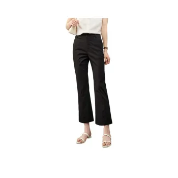 YALIDA Casual Pants Women's Meteorite Black