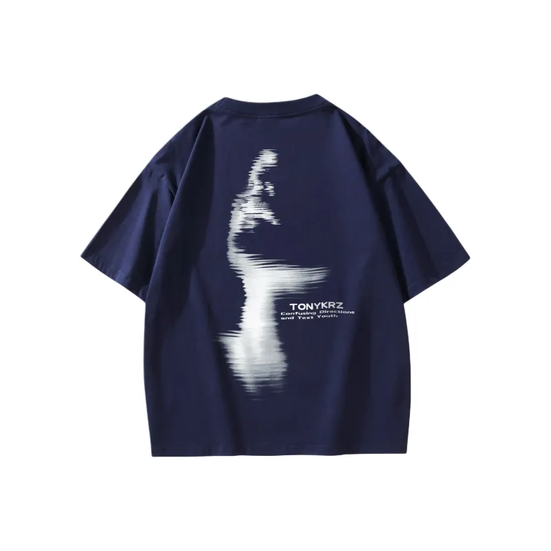 TONYKRZ T Shirts Unisex Navy Blue-0