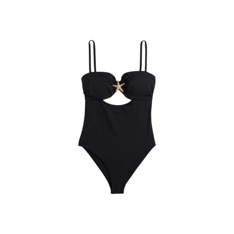H&M One Piece Swimsuits Women's Black-0