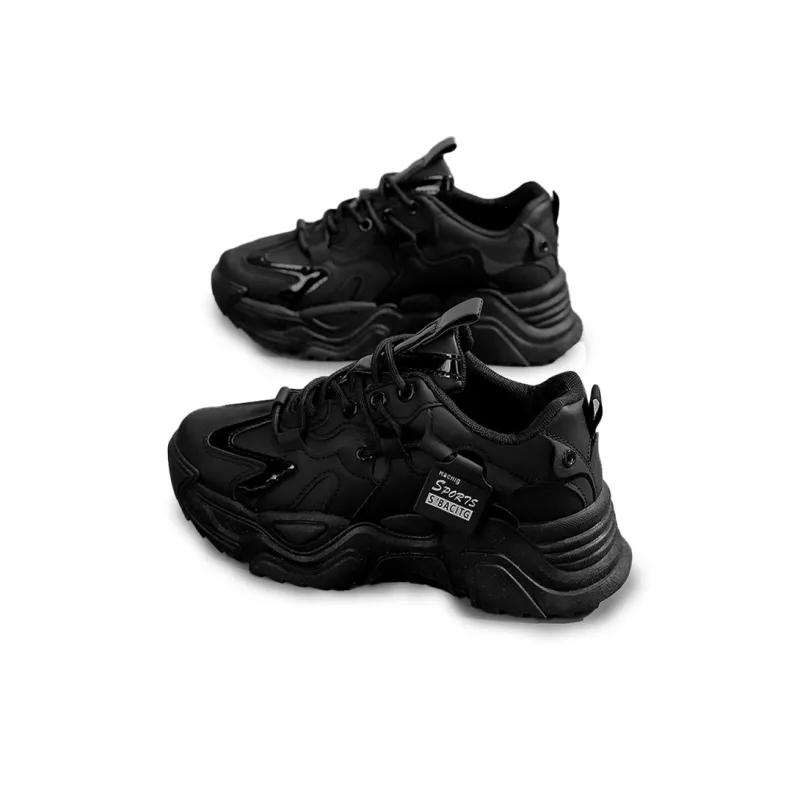 Gai Renpu Slip Resistant, Abrasion Resistant, Breathable Low Top Chunky Sneakers Women's-3
